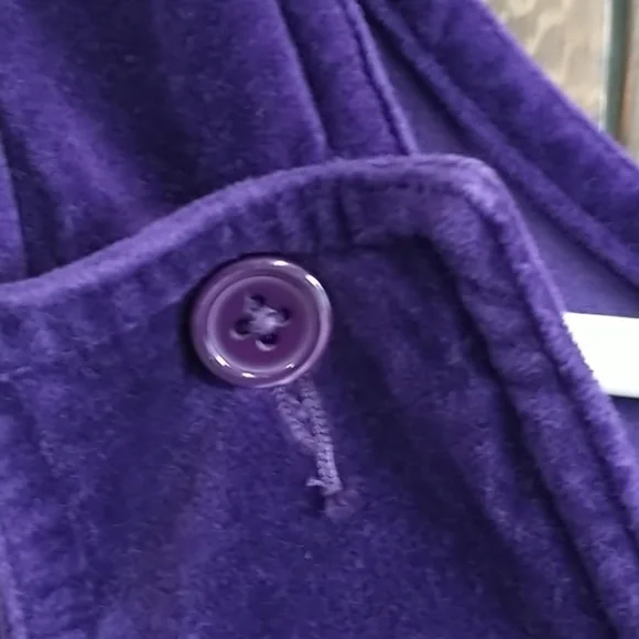 Vintage Quacker FactoryJumper Dress Tunic Size large Purple Presents Gifts - Picture 4 of 10